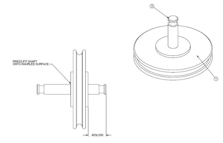 Front Pulley Assembly