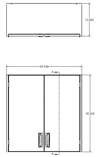 Double Door Wall Cabinet