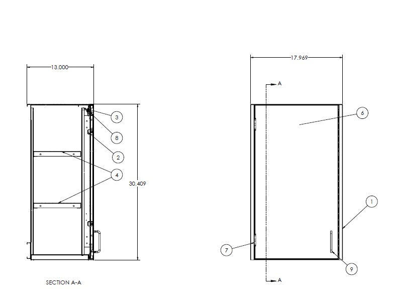 Hindged Wall Cabinet