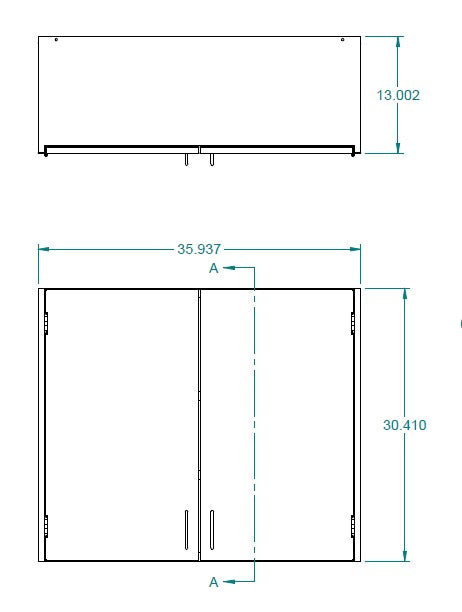 Double Door Wall Cabinet