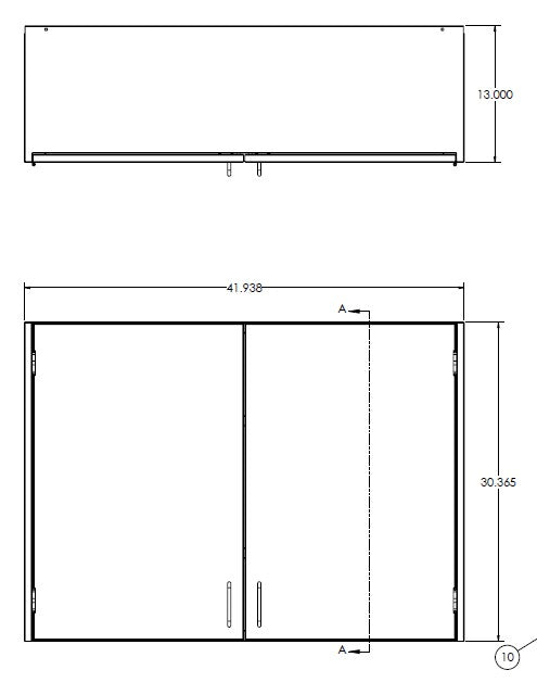 Double Door Wall Cabinet