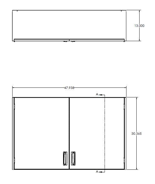 Double Door Wall Cabinet