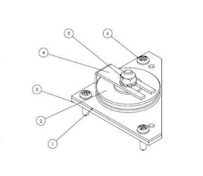 Full Height Corner Pulley Bracket Assembly