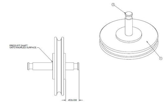 Front Pulley Assumbley